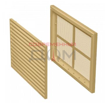 Решетка пластиковая прямоуг. МВ 170 с (MV 170 s) /светл. дер./